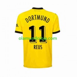 Camisola Borussia Dortmund Marco Reus 11 Homem Equipamento Primeiro 2023-2024 Manga Curta